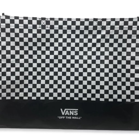New With Tags Vans Bag Unisex Original Black And checkered . - Picture 10 of 13